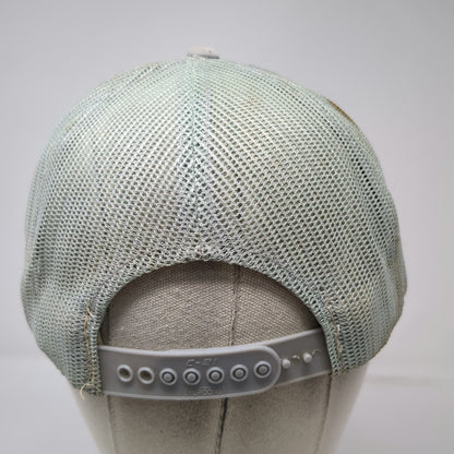 Yupoong Lacamas Shores Trucker Hat Gray One Size Mesh Back Snapback Polyester