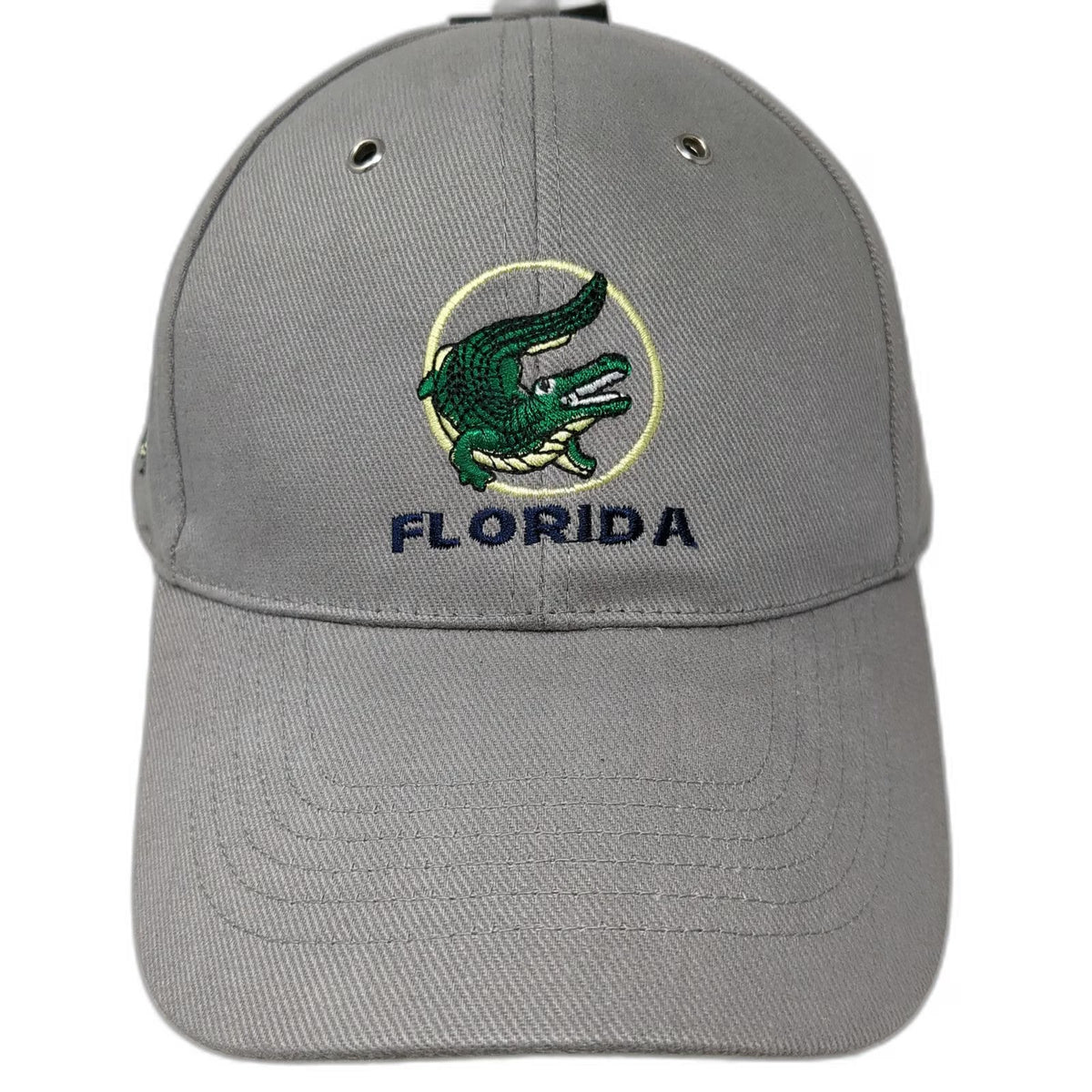 HENEAH Florida Alligator Mascot Gray One Size Baseball Cap Hat Cotton Slideback