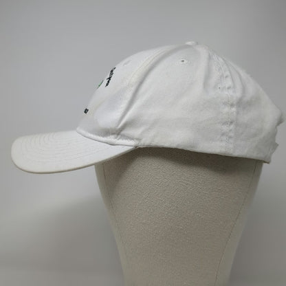 LogoUp Baseball Cap White One Size Blue Walleye Outpost Lac Achepabanca Fish Hat