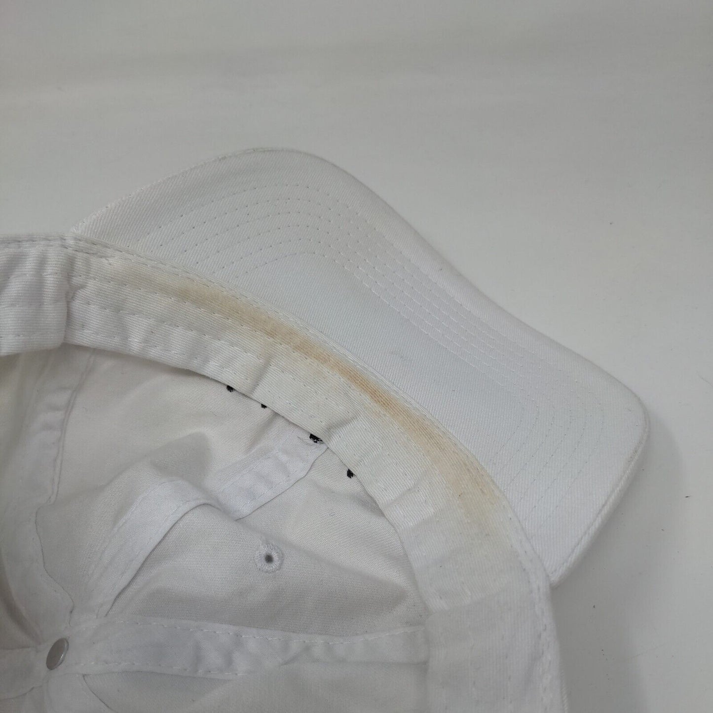 Bad Hair Day Slideback Hat White OSFA Embroidered Adjustable 6 Panel