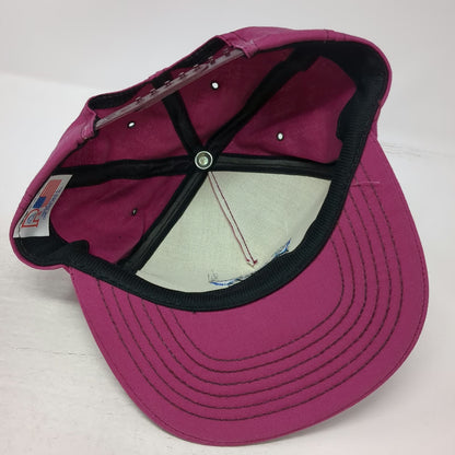 5 Panel Pink SeaWorld Shamu Orca Killer Whale Made in USA Snapback Hat Vintage