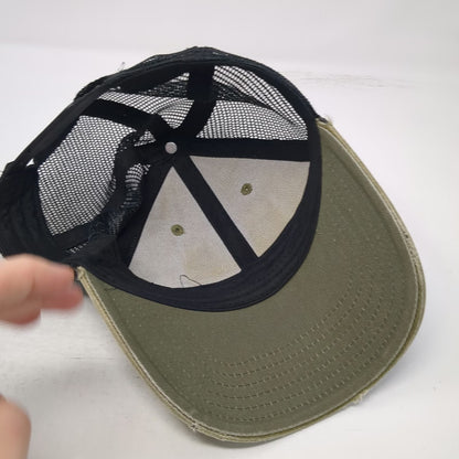 The North Face Trucker Hat Green One Size Mesh Snapback Alpine Equipment Patch