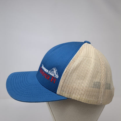 Team Semper Fi Snapback Trucker Hat Blue OS Adjustable Mesh Pacific Headwear