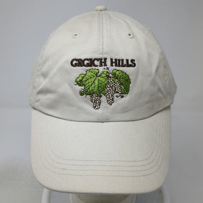 Alternative Apparel Baseball Cap Beige One Size Grgich Hills Winery Grape Hat