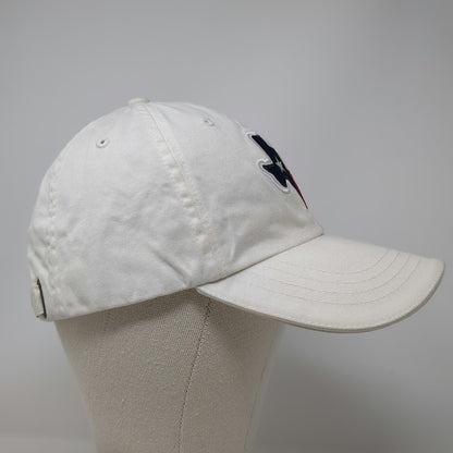 Sonoma Baseball Cap White One Size State of Texas Flag Patch Slideback Hat