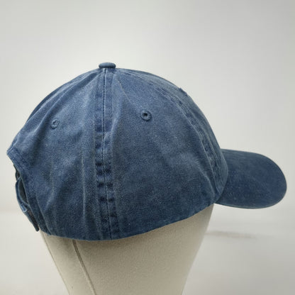 Fahrenheit Baseball Cap Blue One Size Gold Fork Hot Springs Idaho Mountain Hat