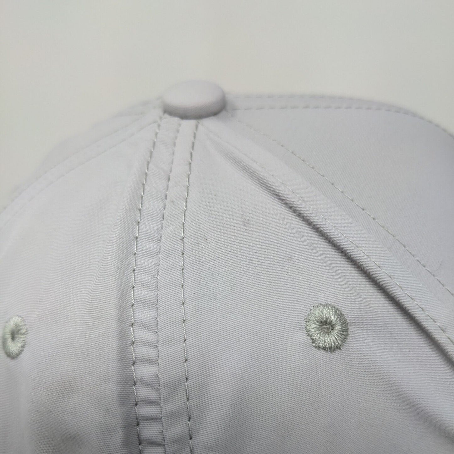 SWCO Men's Snapback Hat Gray Adjustable Embroidered Fishing Lure Logo Nylon