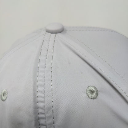 SWCO Men's Snapback Hat Gray Adjustable Embroidered Fishing Lure Logo Nylon