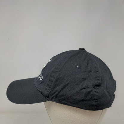 Driftwood Palm Harbor Strapback Hat Black One Size Embroidered Big X