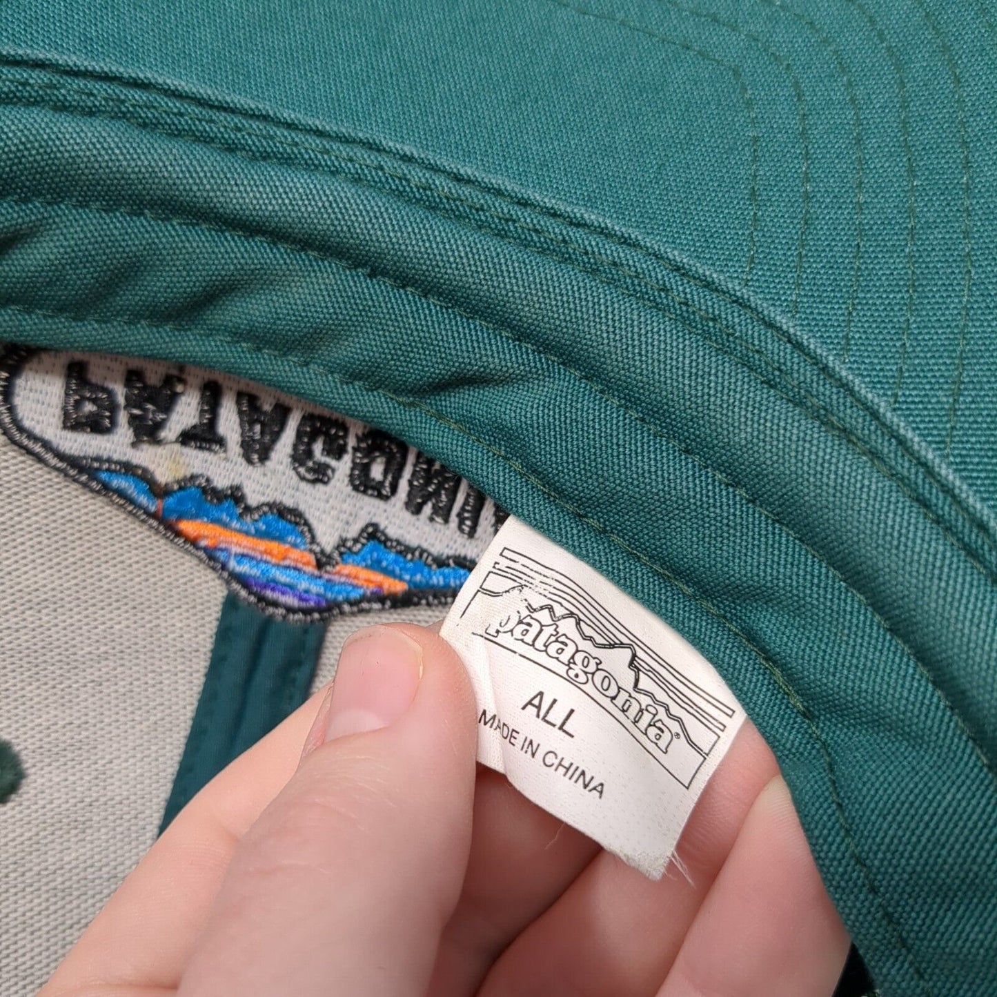 Patagonia Ventura CA Snapback Trucker Hat Green One Size Mesh Back