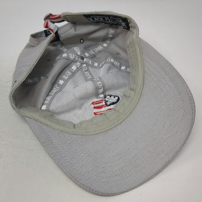 Black Clover Baseball Cap Gray One Size American Flag Clover Live Lucky Hat