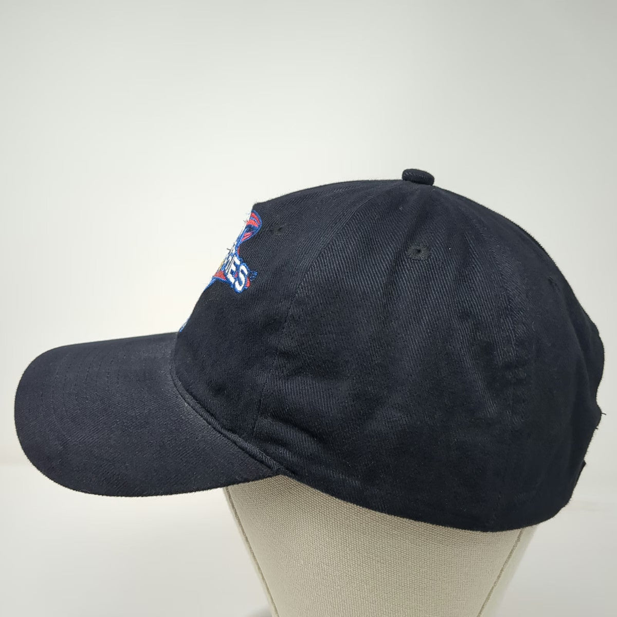 Otto MLB 2002 World Series FOX Sports Black Baseball Cap Strapback Hat Vintage