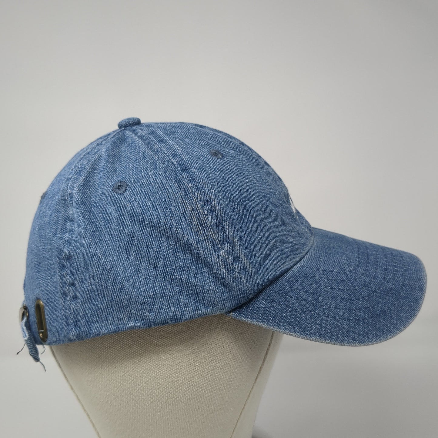 Pine Tree Slideback Baseball Cap Blue One Size Adjustable Embroidered Eckos