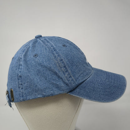 Pine Tree Slideback Baseball Cap Blue One Size Adjustable Embroidered Eckos