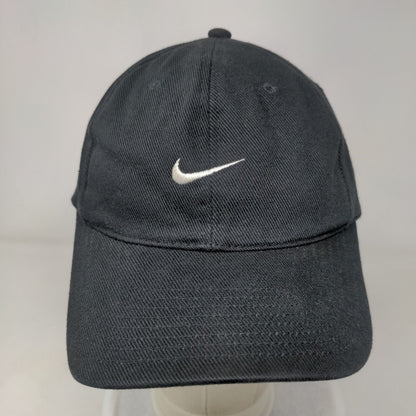 Nike Golf Strapback Hat Black OSFA Adjustable Embroidered Swoosh