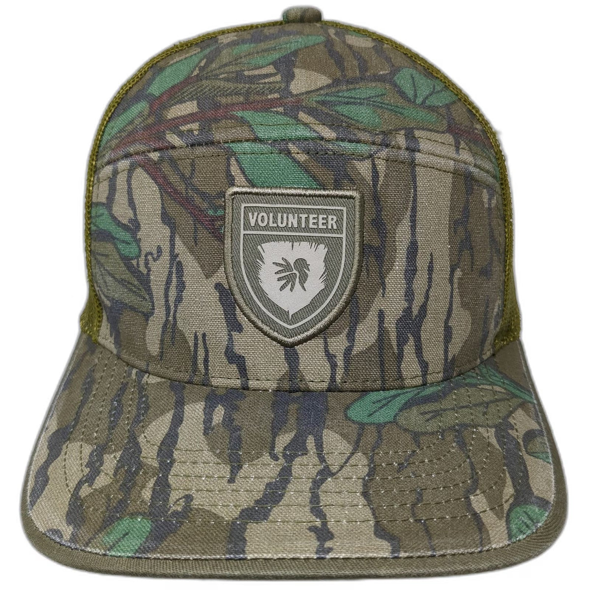 Outdoor Cap Baseball Cap Green One Size NWTF Volunteer Camo Patch Mesh Back Hat
