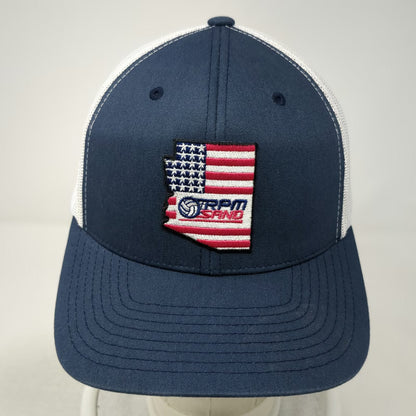 Yupoong Trucker Hat Blue One Size Arizona RPM Sand Volleyball Mesh Snapback