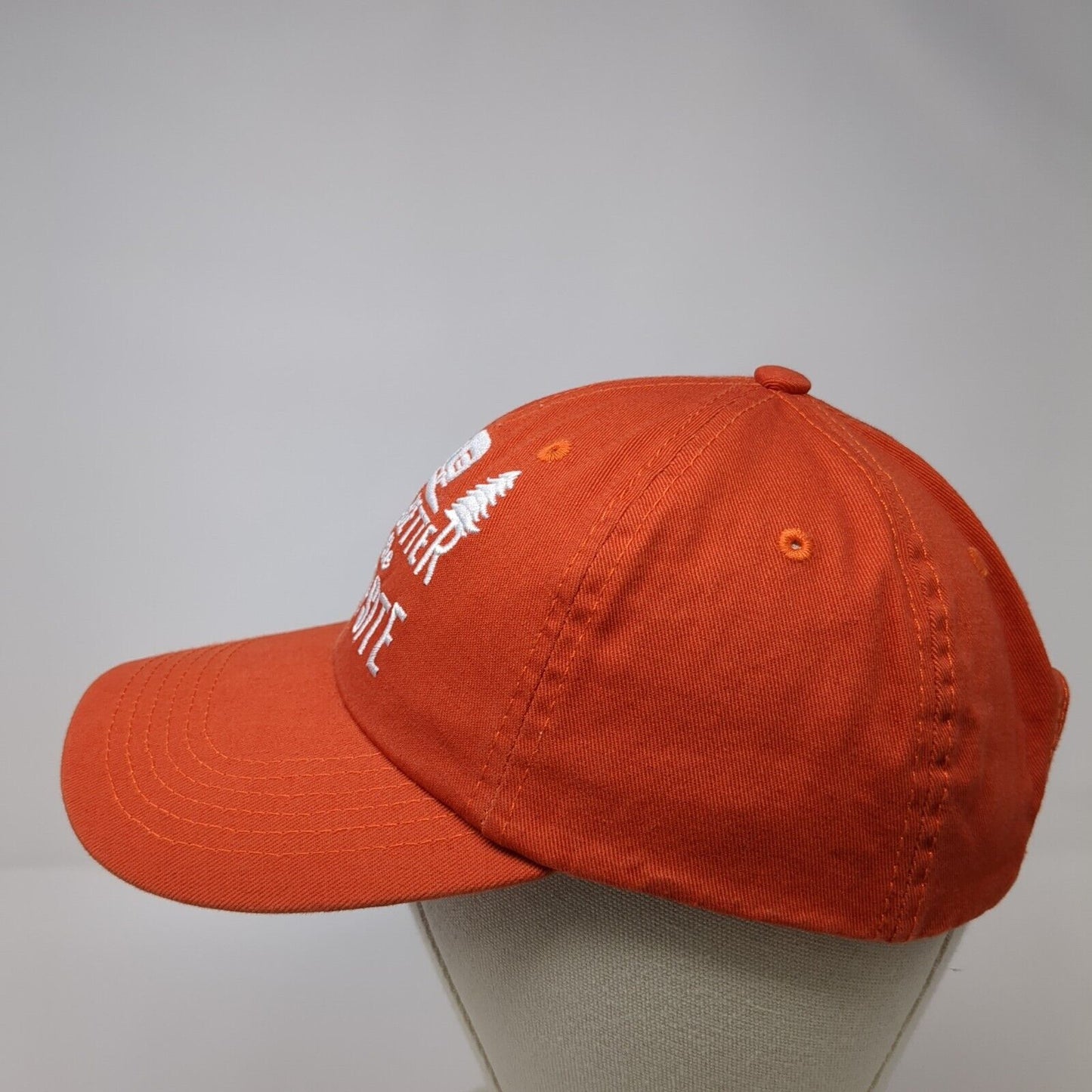 Life is Better at the Campsite Slideback Hat Orange One Size Camco