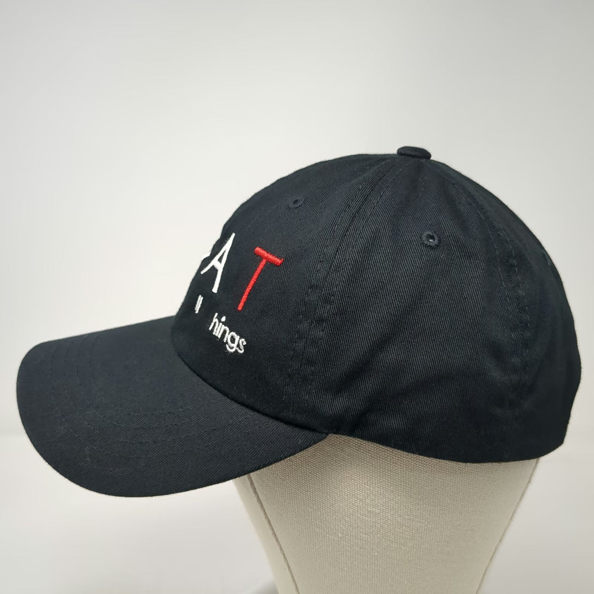 Yupoong God Over All Things GOAT Black Baseball Cap Hat One Size Adjustable