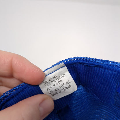 Hawaii Snapback Rope Trucker Hat Blue OSFA Mesh Back Solid Embroidered