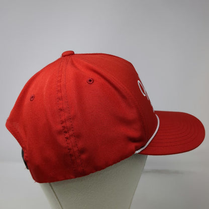 Hooey 5 Panel Red Hat One Size Snapback Western Original Rope Polyester