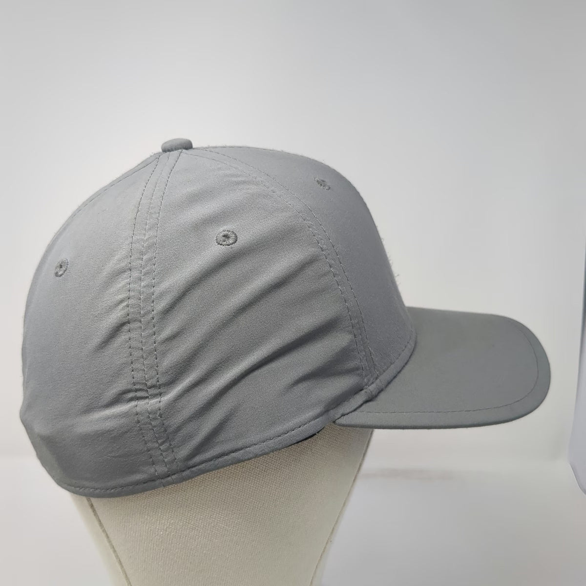 Russell Baseball Cap Gray XL Stretch Fit Performance Sport Gym Athletic Hat