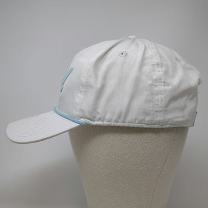 Bad Birdie 5 Panel White One Size Rope Snapback Script Bird Polyester Golf Hat