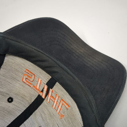 Stihl Baseball Cap Black One Size Strapback Norscot Embroidered Logo Work Hat
