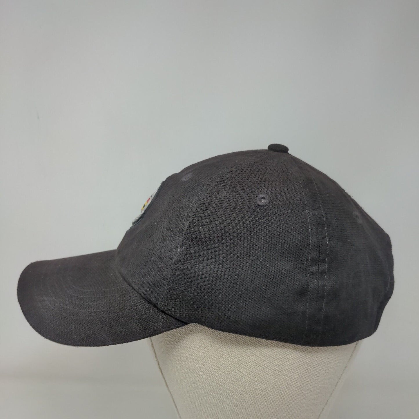 Cadillac Slideback Hat Black One Size Adjustable Embroidered Patch Logo