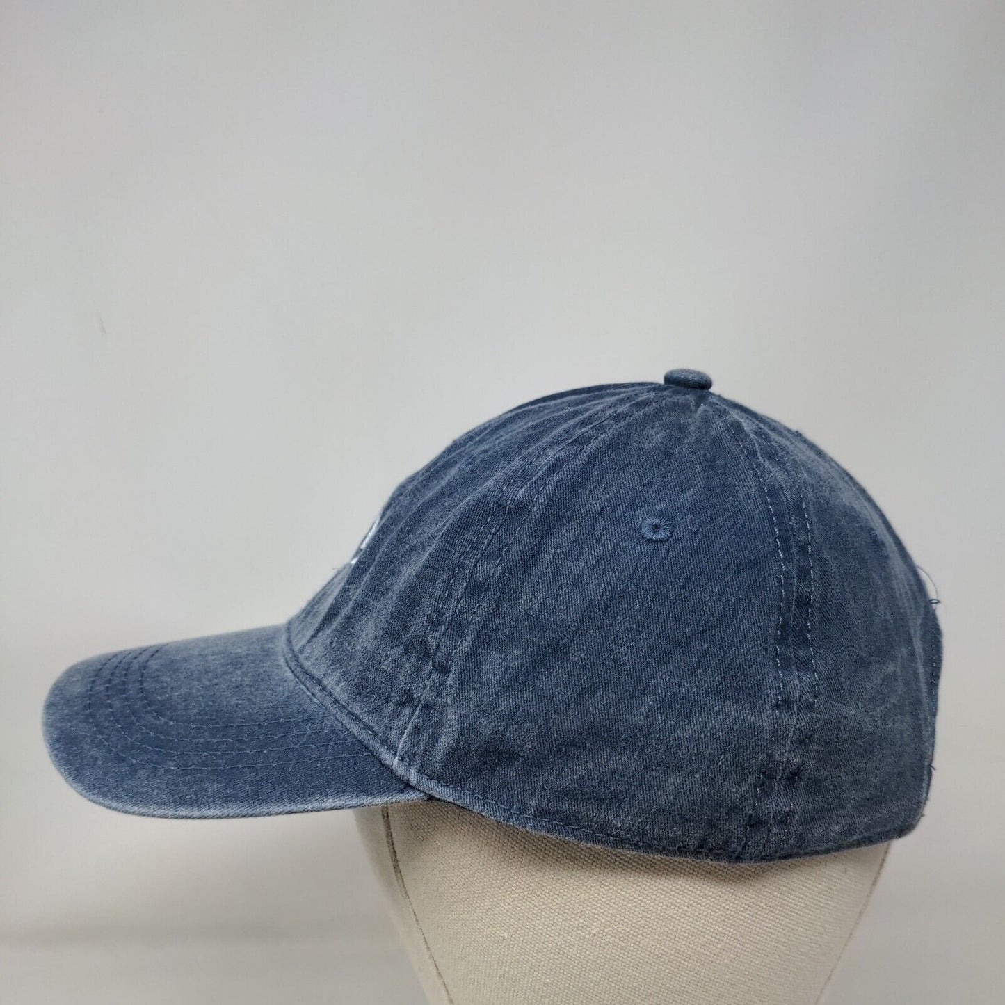 Chill Slideback Hat Blue One Size Embroidered Adjustable Solid 6 Panel