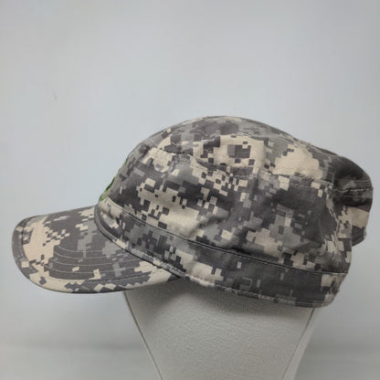 Du Pont Pioneer Seed Men's Military Cap Digital Gray Camo Strapback Adjustable