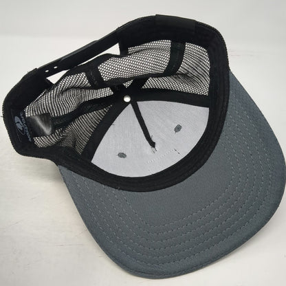Mossy Oak Trucker Hat Gray One Size Tactical Logo Mesh Back Snapback Youth