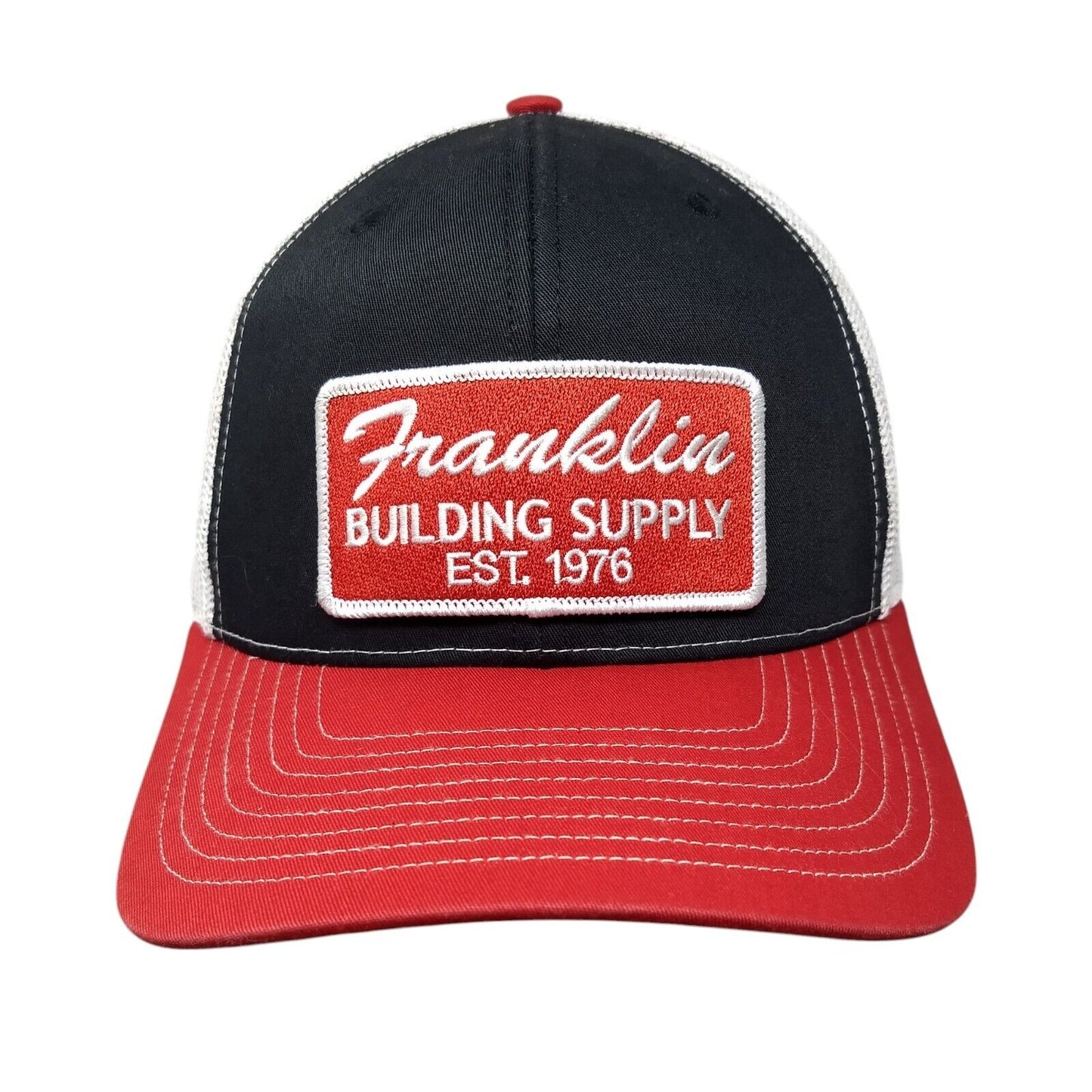 Franklin Building Supply Est. 1976 Snapback Trucker Hat Multi OSFA Mesh Back