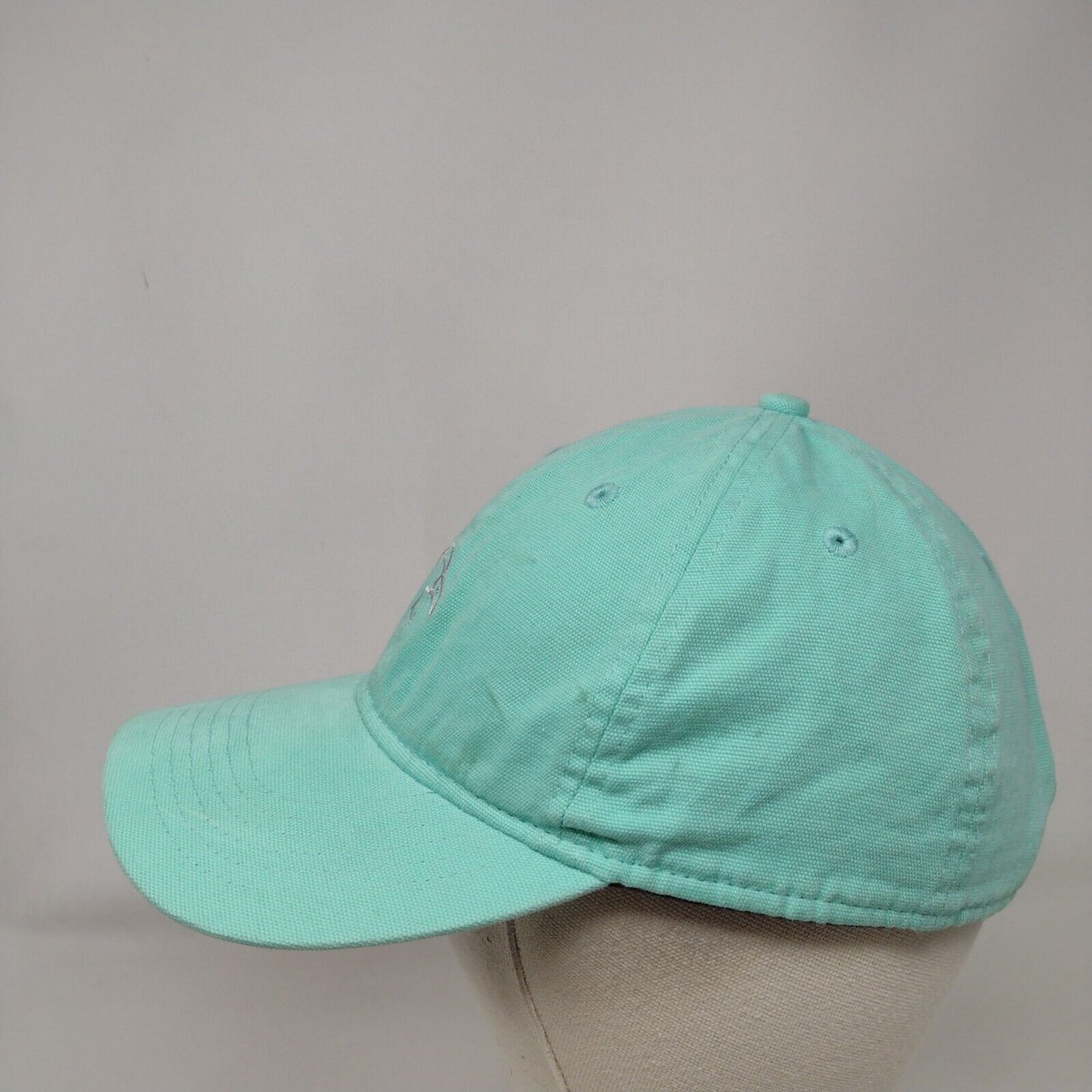 Ducks Unlimited Slideback Hat Greenish-Blue OSFM Adjustable 6 Panel Outdoor Cap