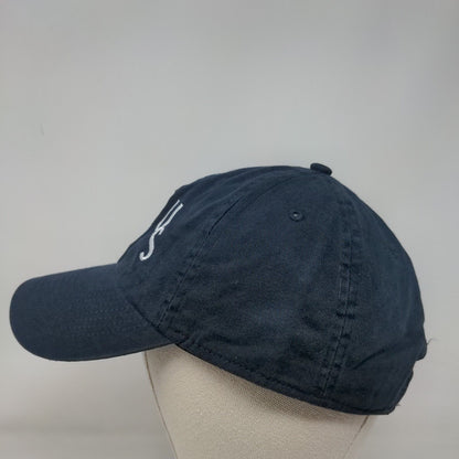 1 0F US Slideback Hat Blue OSFM Adjustable Embroidered Vented Holes KC Caps