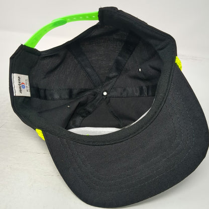 Sportcap 5 Panel Black Campbell Tractor Co Rope Snapback Green Hat Vintage