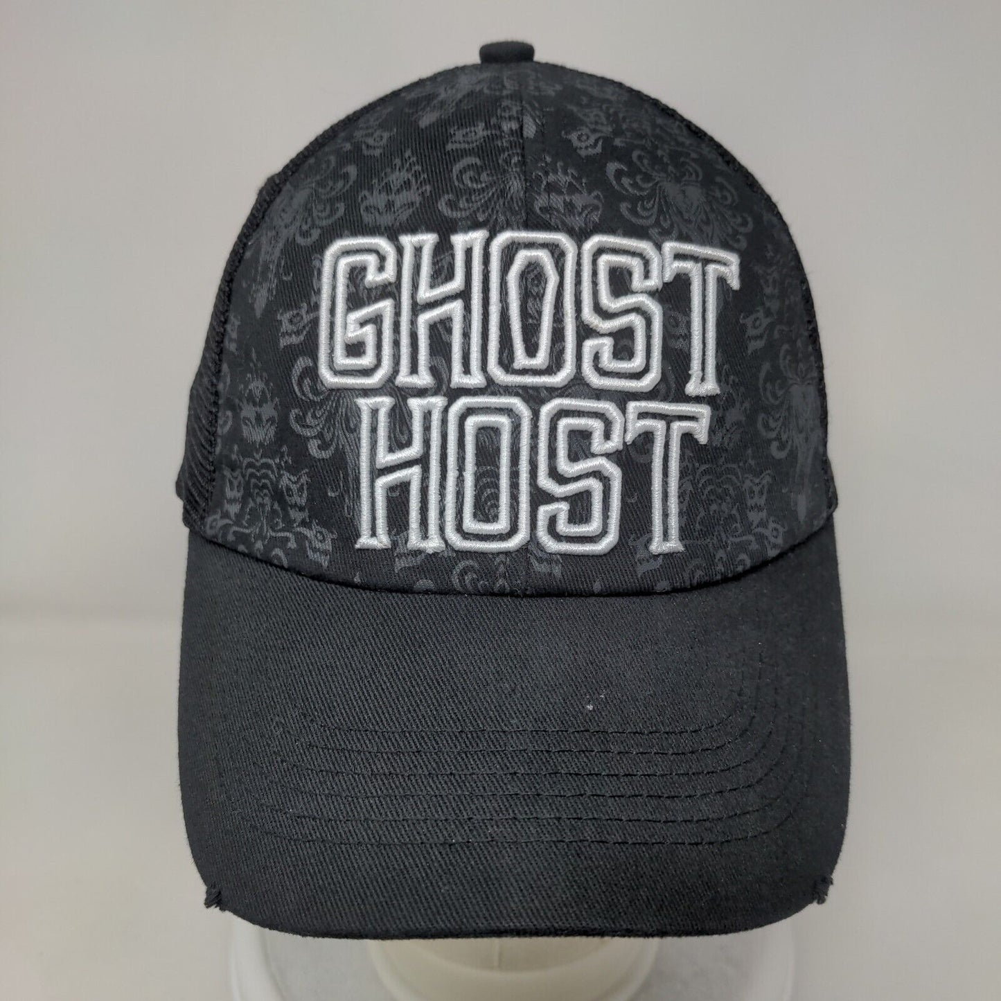 Ghost Host Snapback Trucker Hat Black Adult The Haunted Mansion Disney