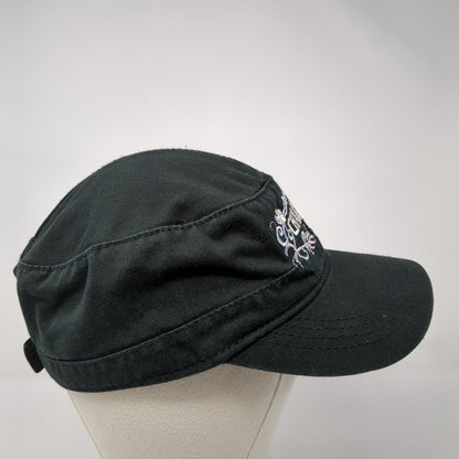 Charlotte North Carolina Strapback Cadet Army Hat Black One Size Solid