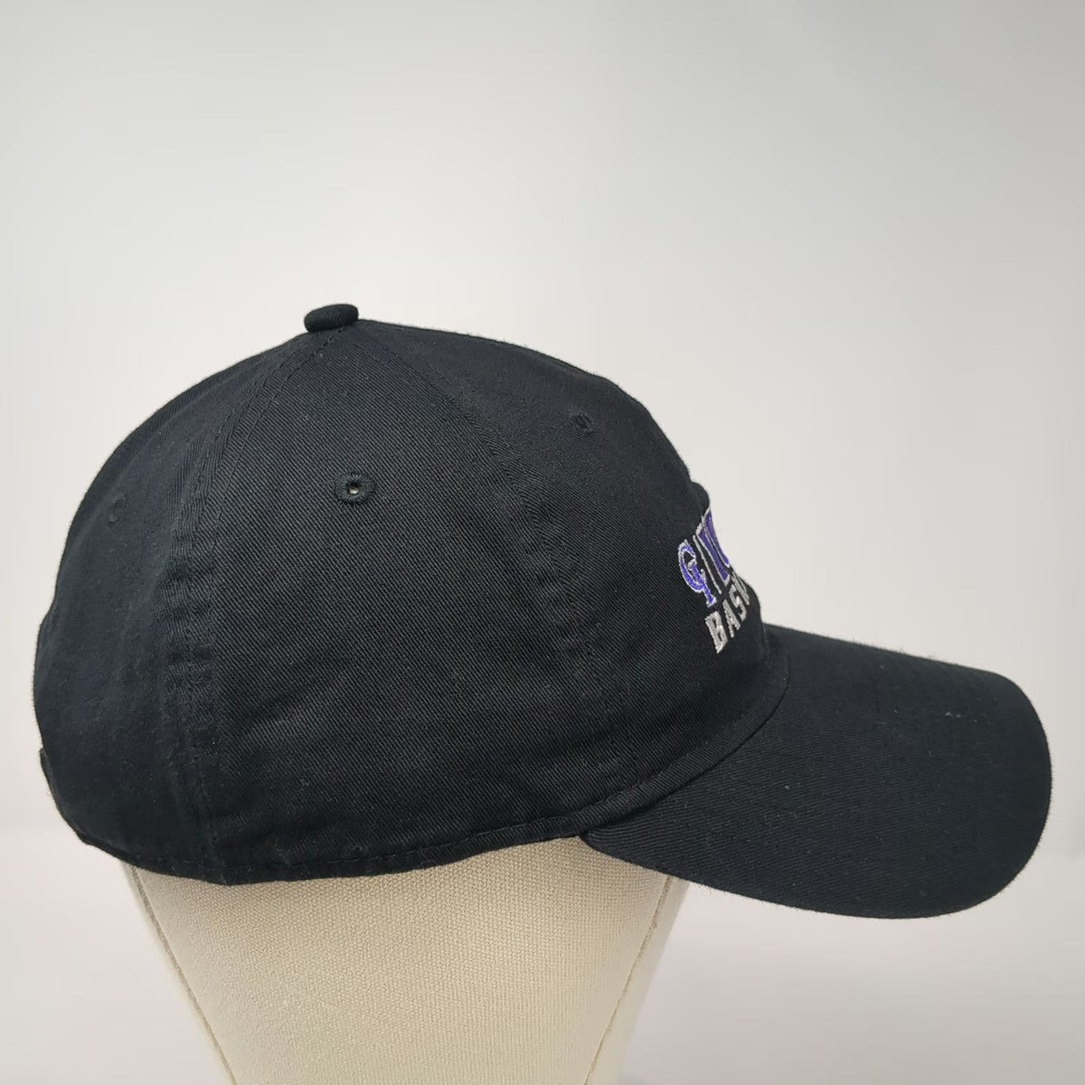 New Era Baseball Cap Black OSFM Hat College of Idaho Yotes Basketball Adjustable
