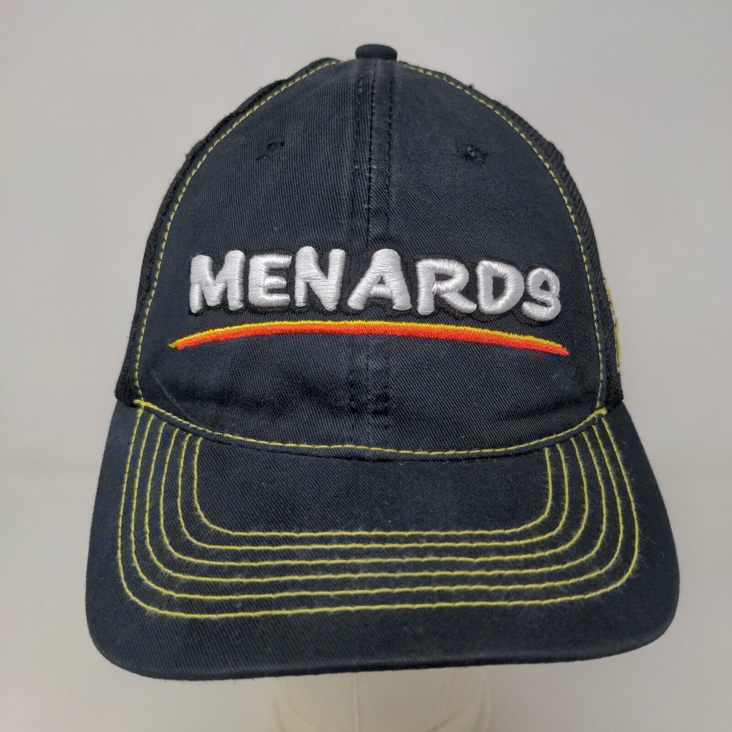 Menards Men's Strapback Mesh Back Hat Blue Racing #27 Embroidered Logo