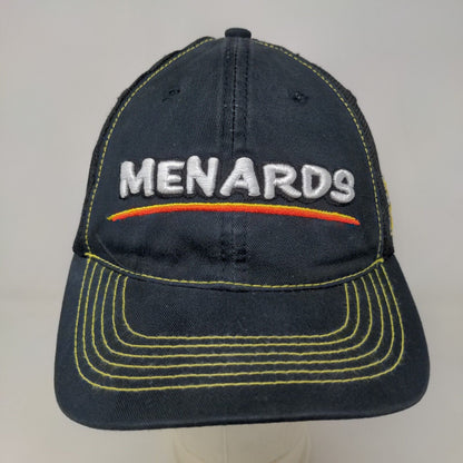 Menards Men's Strapback Mesh Back Hat Blue Racing #27 Embroidered Logo