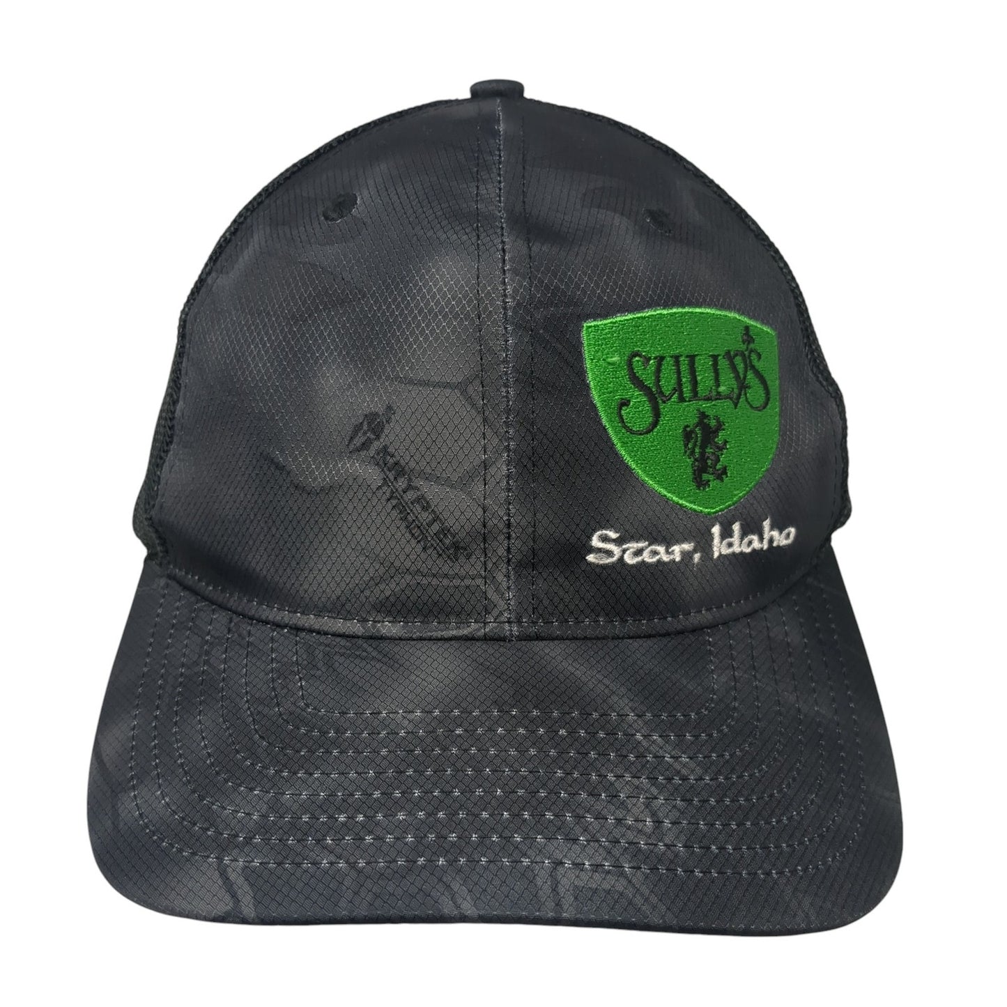 Sully's Star Idaho Snapback Mesh Back Trucker Hat Multi One Size Camo