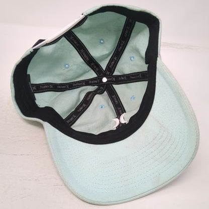 Hurley Snapback Blue Hat One Size Embroidered Logo Unstructured Curved Brim