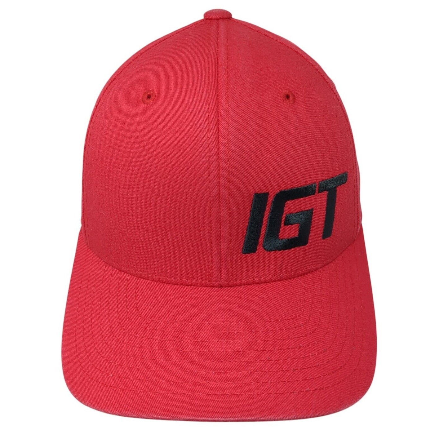 IGT Idaho Grading & Trucking Fitted Hat Red S/M Flexfit 6 Panel Port Authority