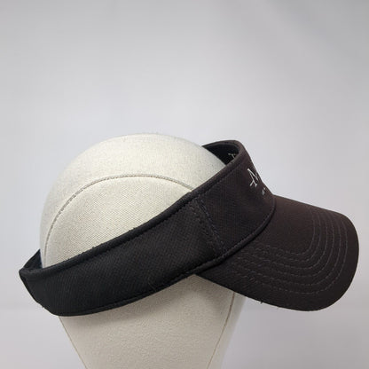 Midwest Pool Management Strapback Sun Visor Hat Black One Size Adjustable Otto