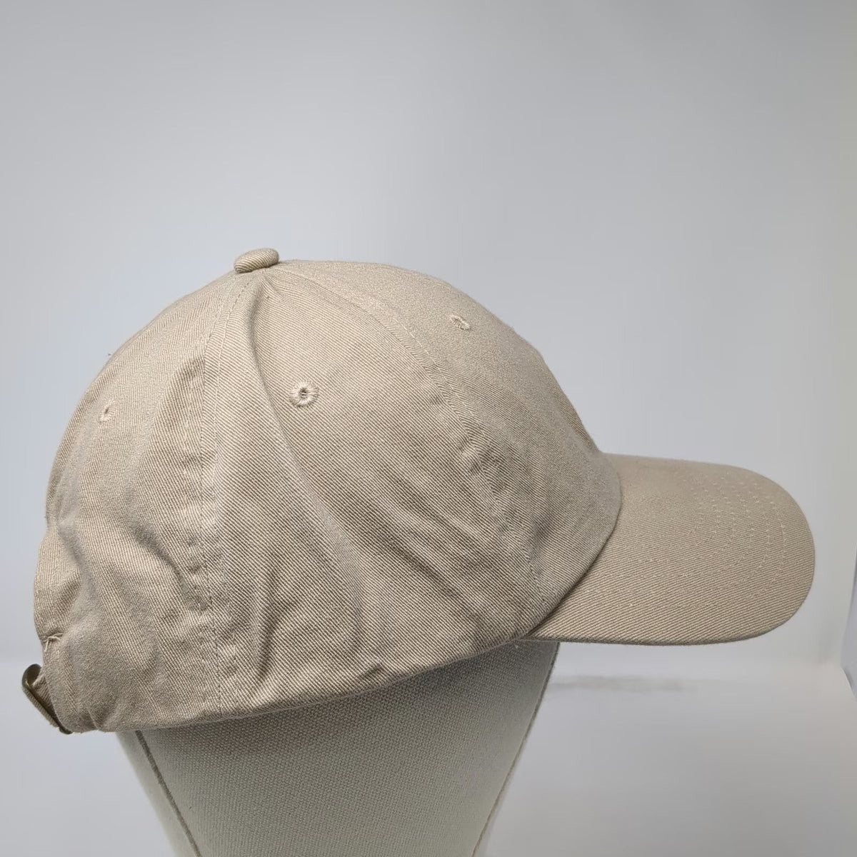 Empyre Baseball Cap Beige One Size Rose Flower Embroidery Slideback Cotton Hat