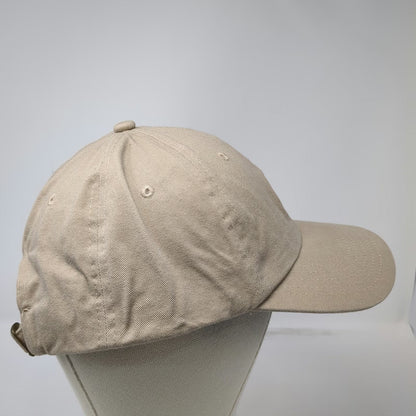 Empyre Baseball Cap Beige One Size Rose Flower Embroidery Slideback Cotton Hat