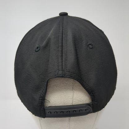 Crossed Golf Clubs Snapback Hat Black One Size Adjustable 6 Panel Signatures