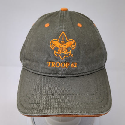 Troop 62 Slideback Hat Brown One Size Adjustable Embroidered Pukka