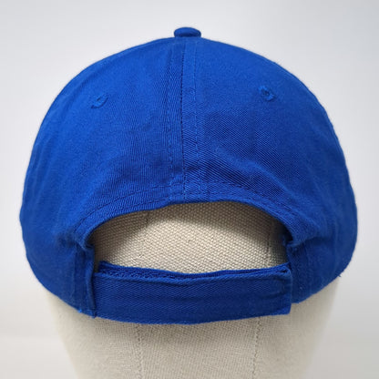 Fahrenheit Baseball Cap Blue White One Size Embroidered Strapback Bowling Hat
